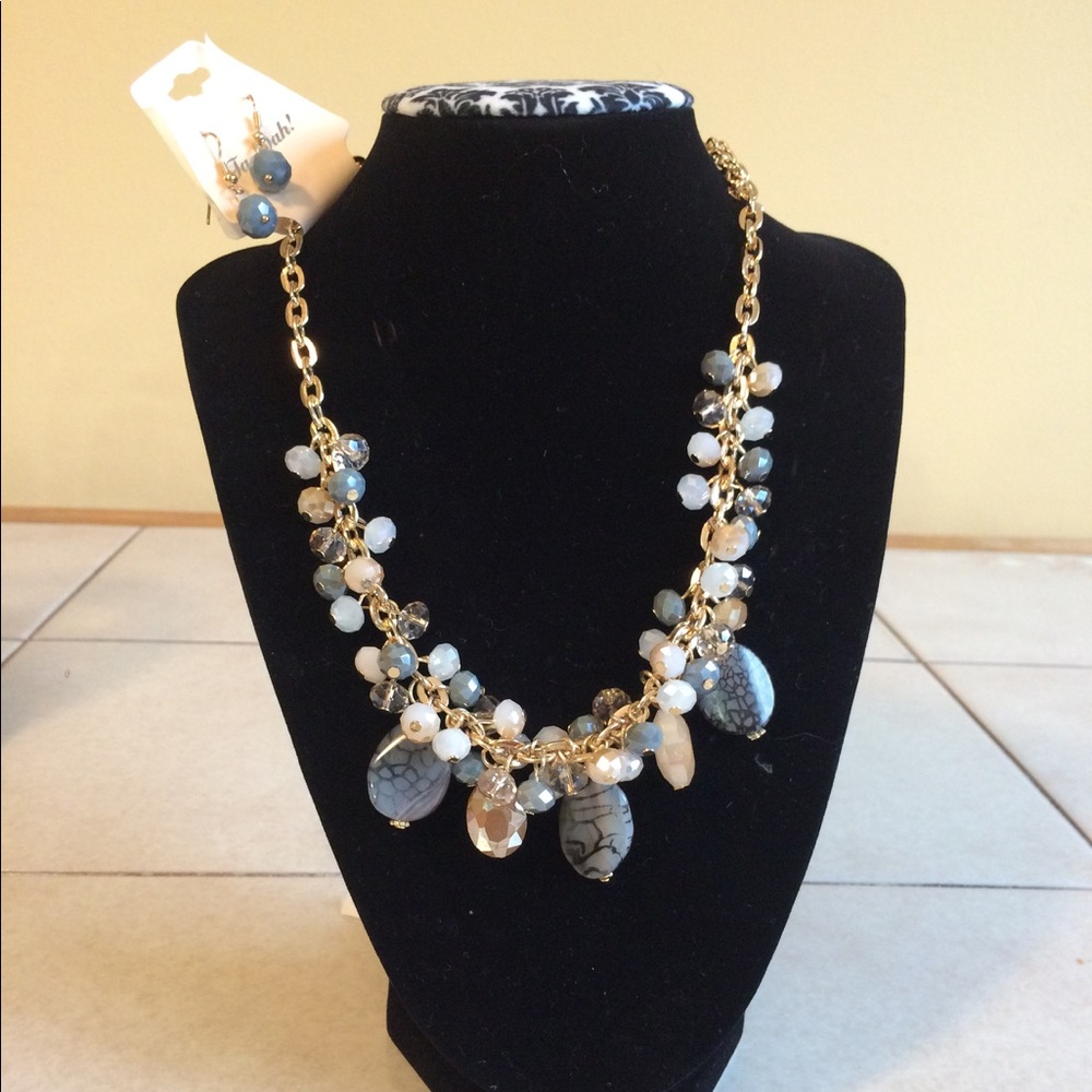 NWOT Necklace & earring set